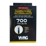 Wag Camera d'aria Autosigillante 700x35/45 Valvola America 34mm smontablie 2